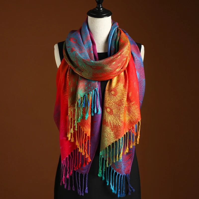 Vivienne Boho Cashmere Wrap