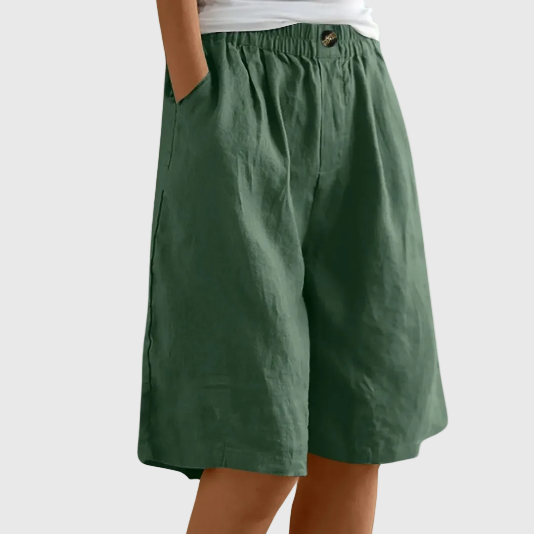 Ella™ | Relaxed Elastic Waist Shorts