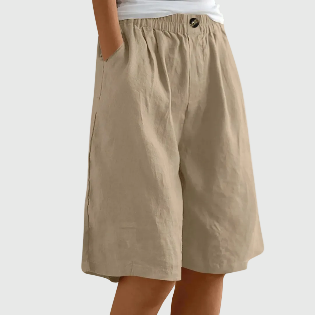 Ella™ | Relaxed Elastic Waist Shorts