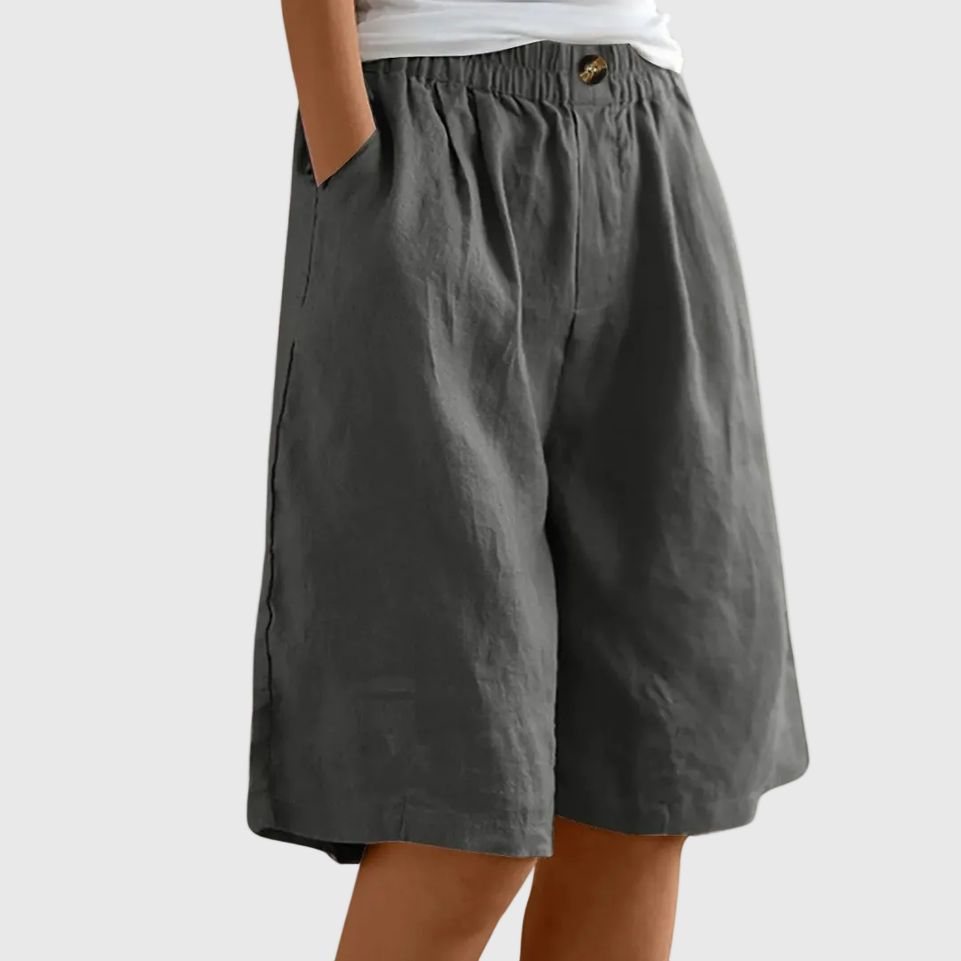 Ella™ | Relaxed Elastic Waist Shorts