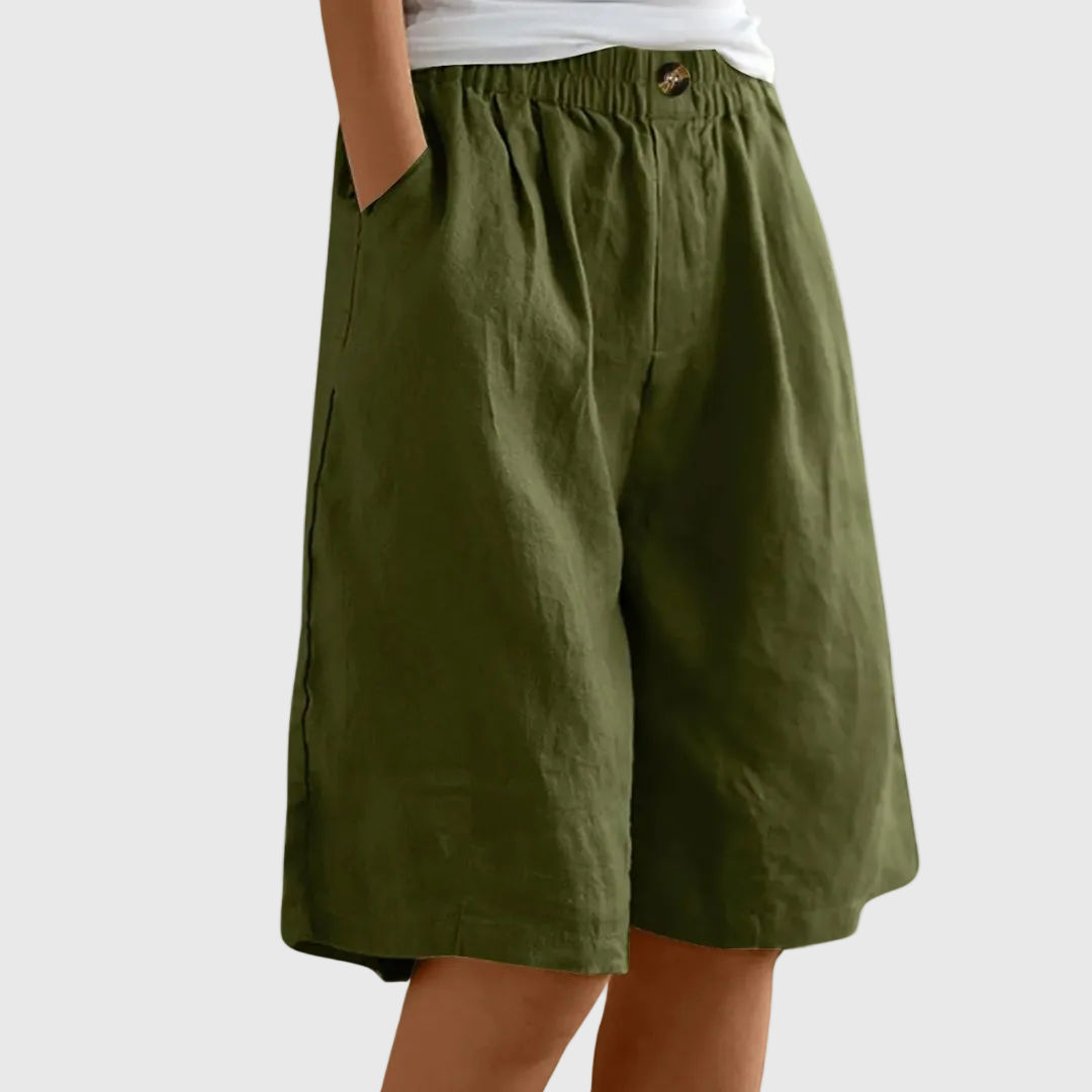 Ella™ | Relaxed Elastic Waist Shorts