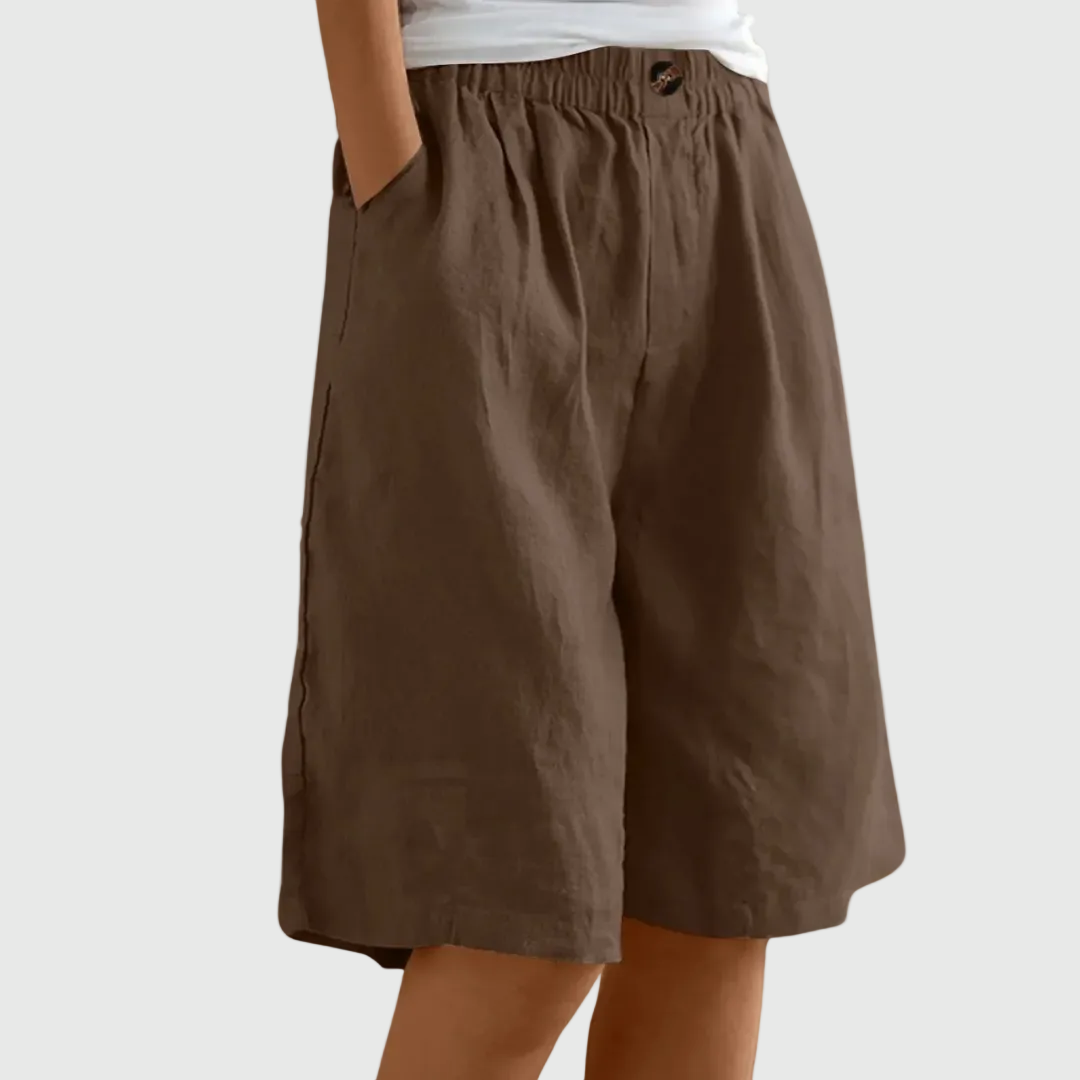 Ella™ | Relaxed Elastic Waist Shorts