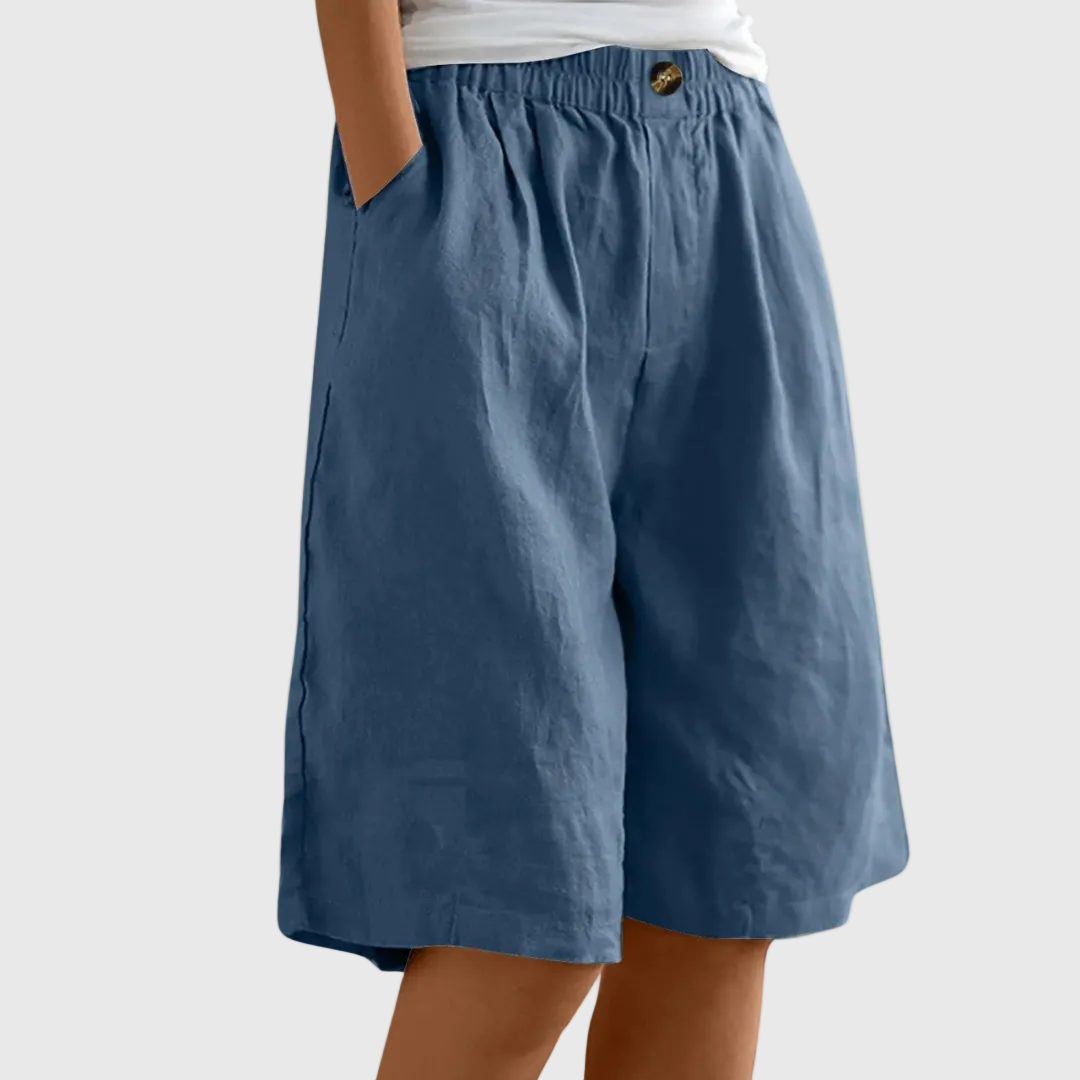 Ella™ | Relaxed Elastic Waist Shorts