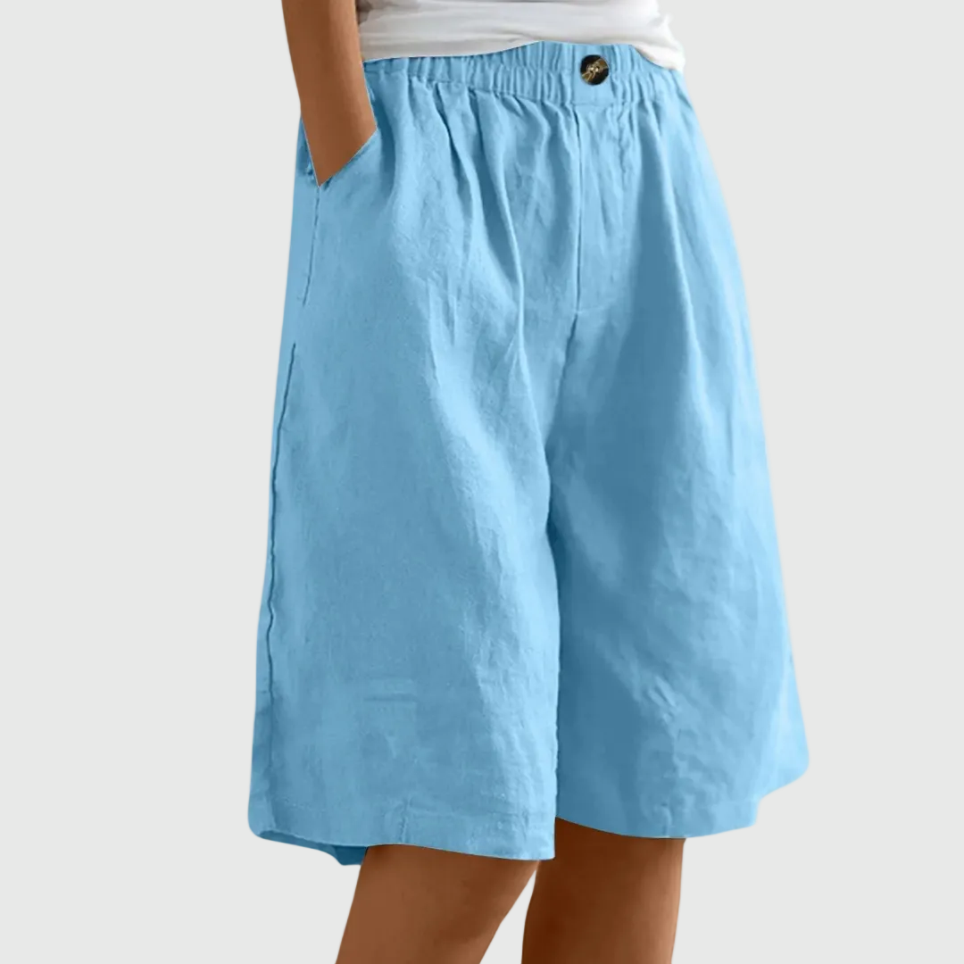 Ella™ | Relaxed Elastic Waist Shorts