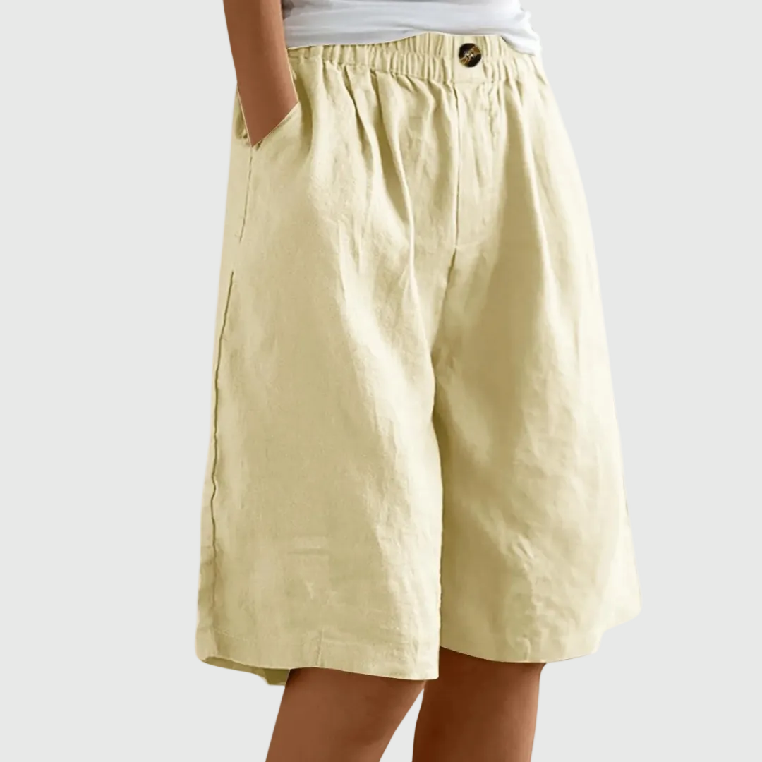 Ella™ | Relaxed Elastic Waist Shorts