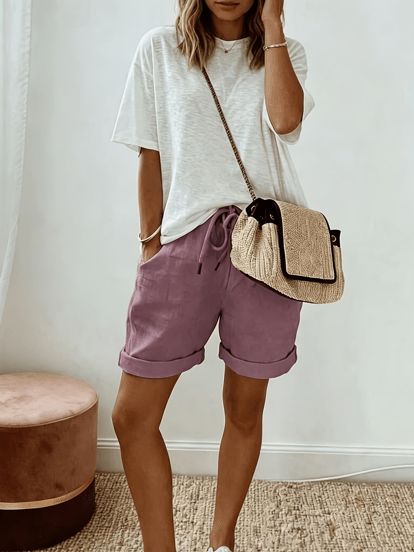 Chloe™ | Relaxed Drawstring Summer Shorts