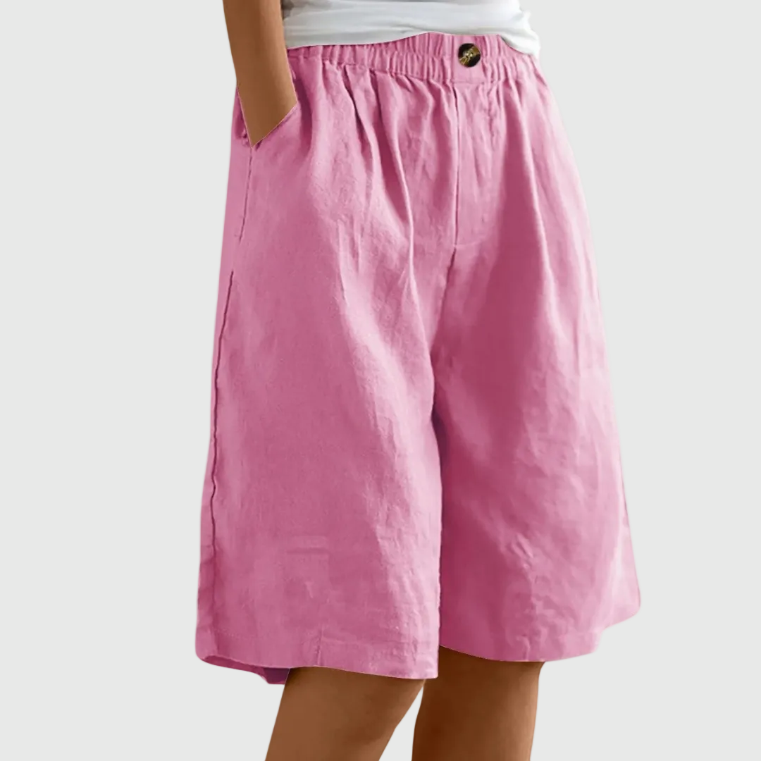 Ella™ | Relaxed Elastic Waist Shorts