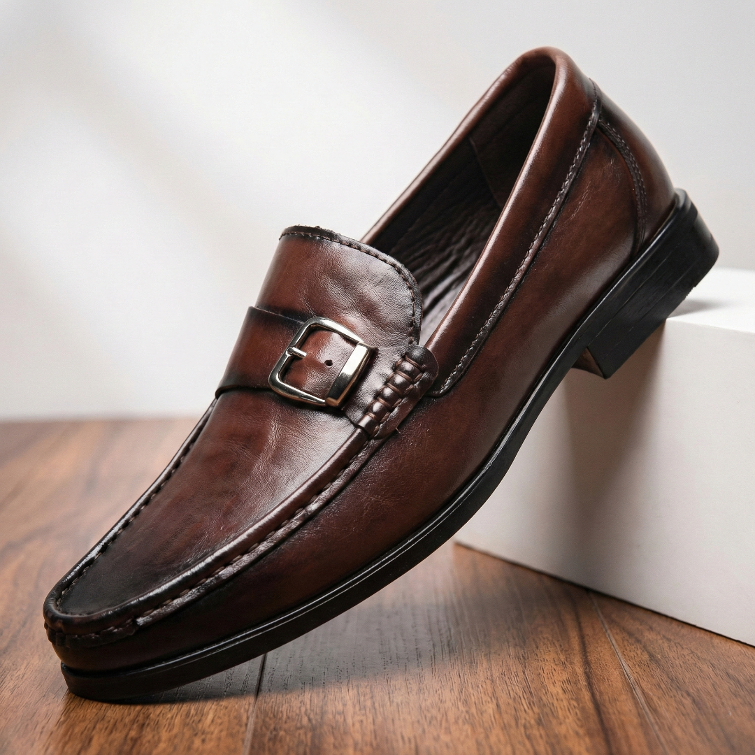 LORENZO LEATHER LOAFERS