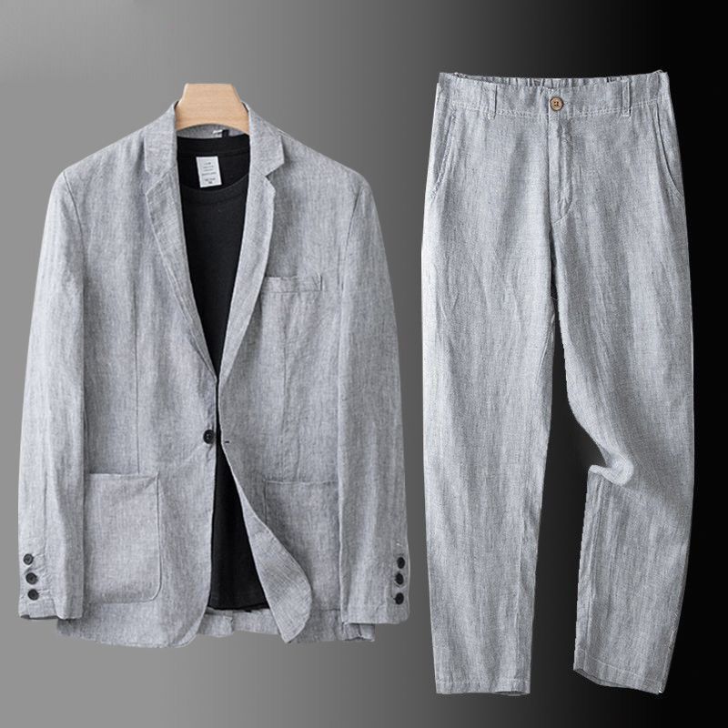 Davenport Linen Suit Set