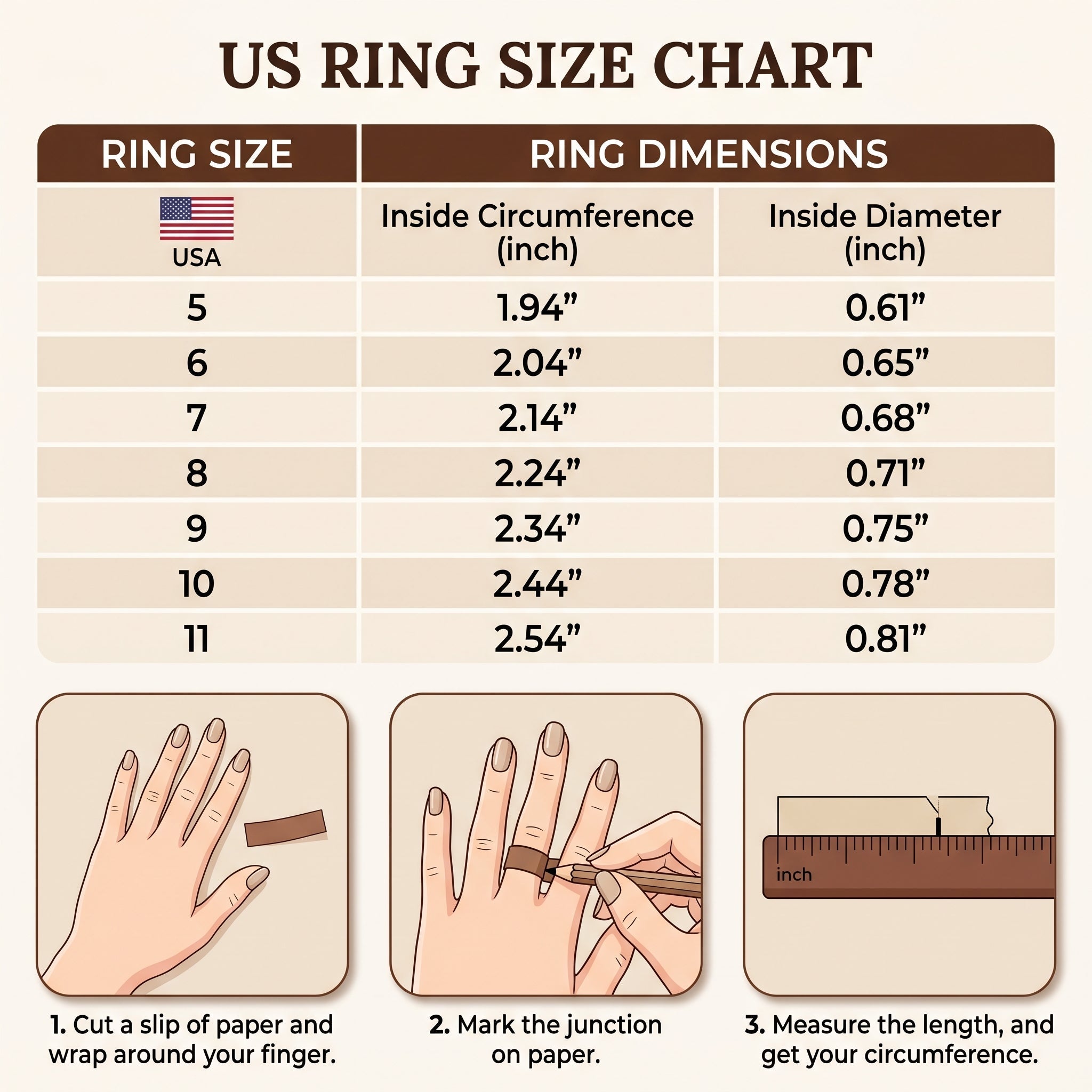 Gold Inlay Band Ring