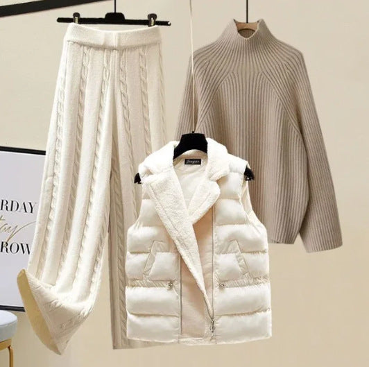 Kensington Knitted Three-Piece Set