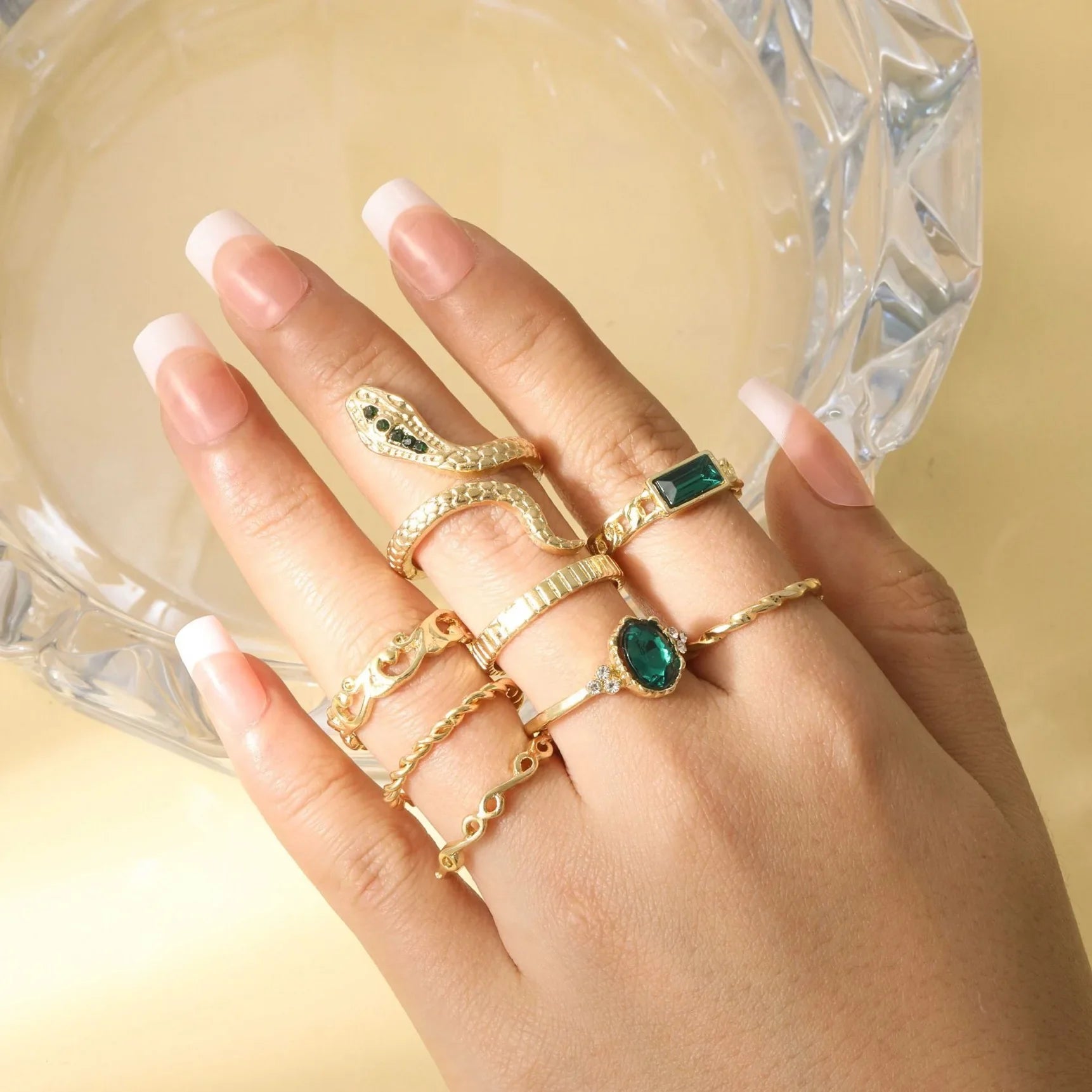 Serpent's Embrace Ring Collection