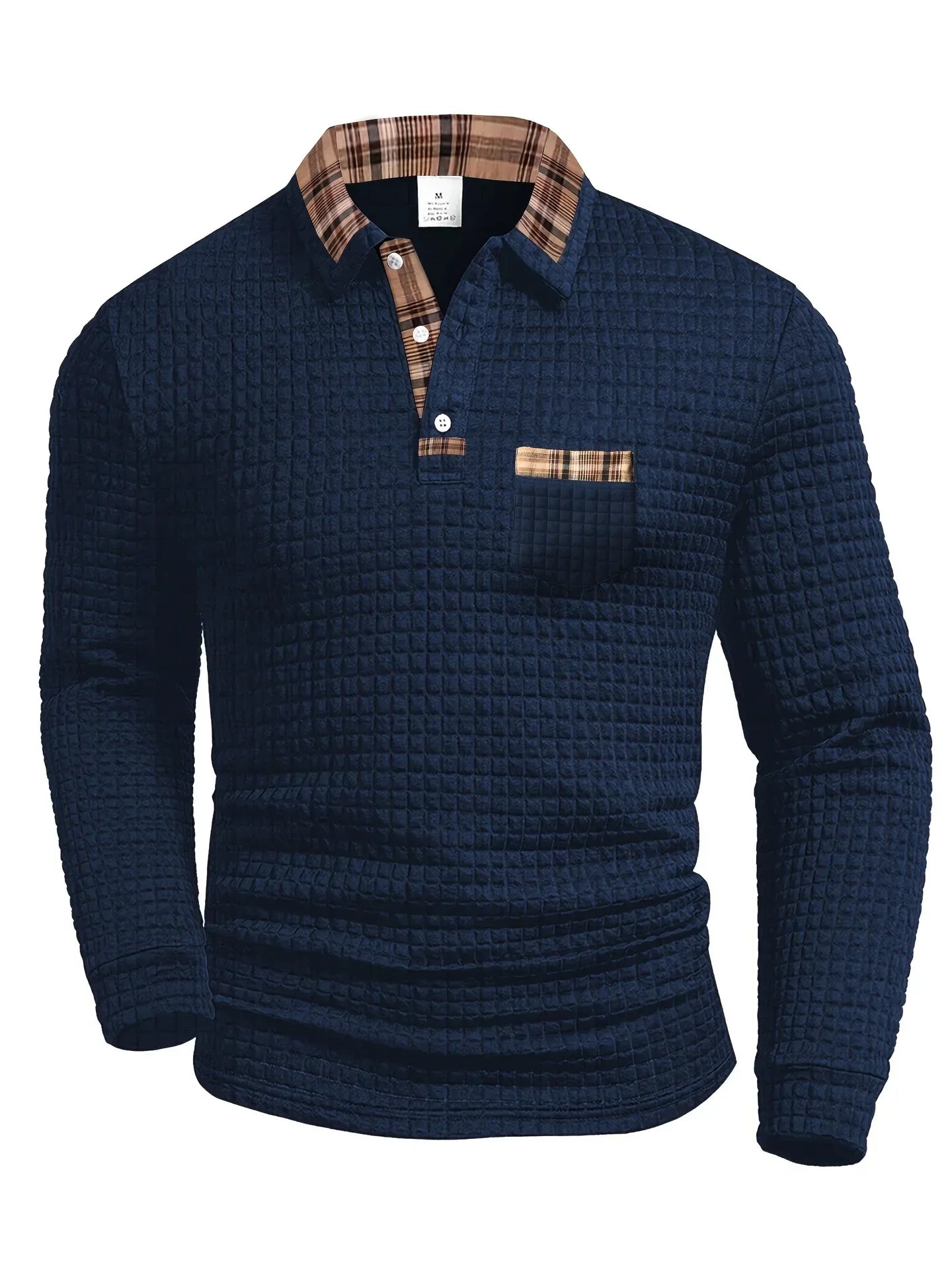Kensington Checked Knit Polo