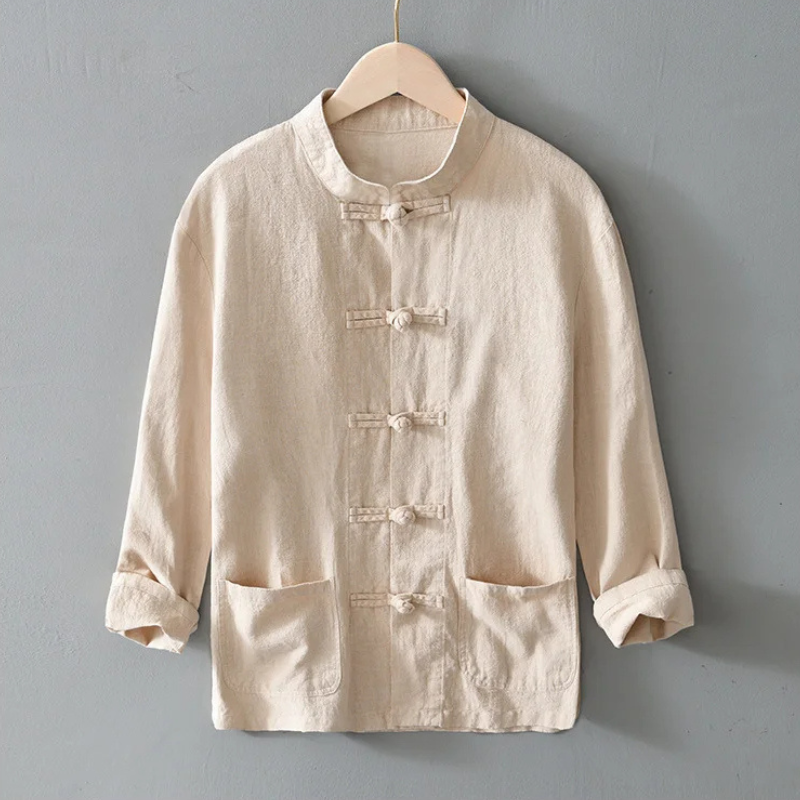 Ellis Mandarin Collar Shirt