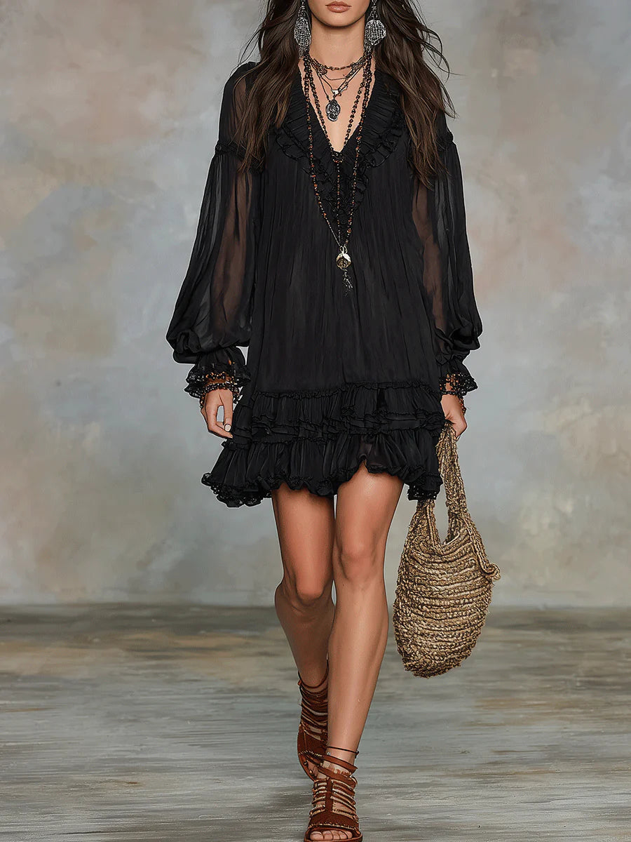Elodie Flowing Mini Dress