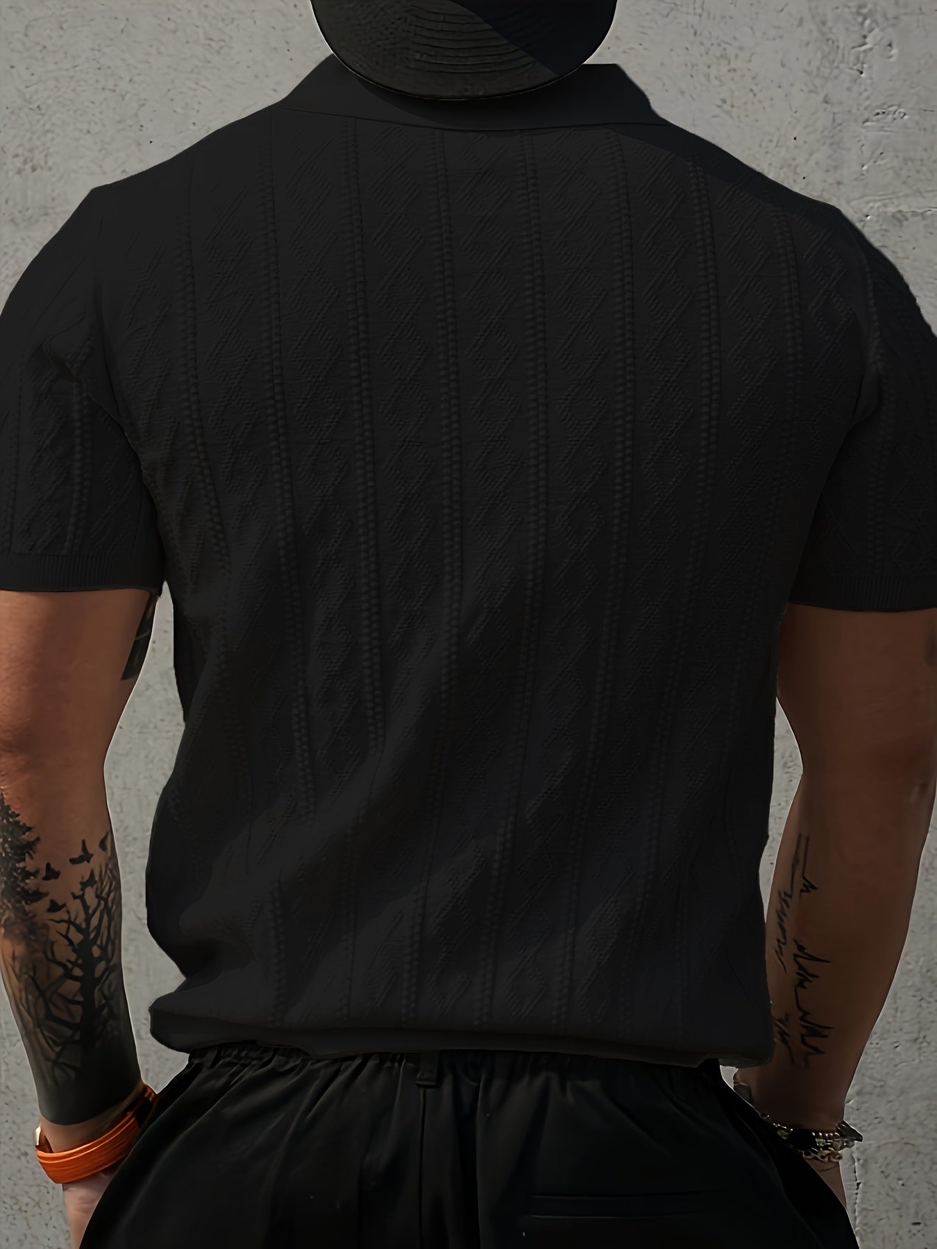 Luca™ | Textured Knit Polo