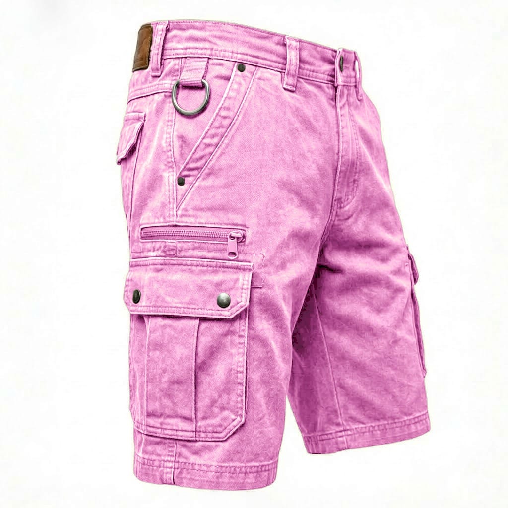 Carter™ | Functional Denim Cargo Shorts