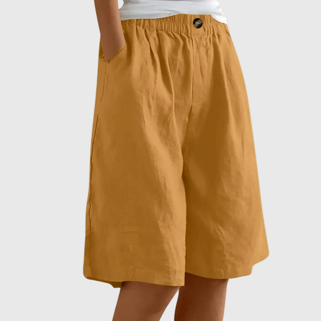 Ella™ | Relaxed Elastic Waist Shorts