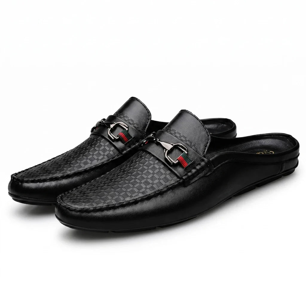Renley Woven Mule Loafers