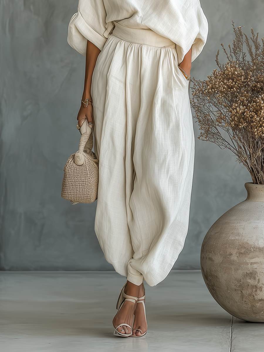 Carver Linen Two-Piece Set