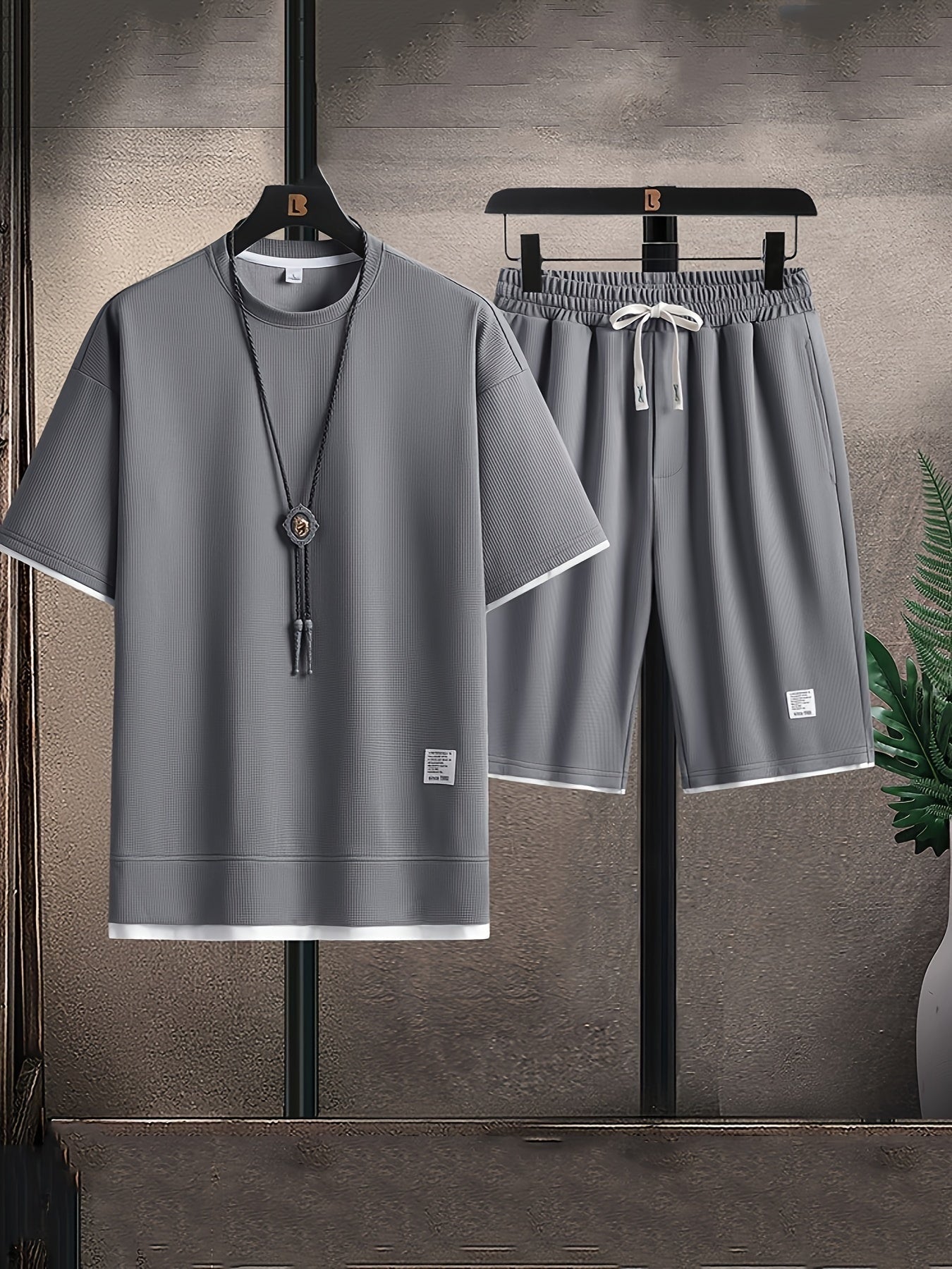 Reeve Waffle Knit Lounge Set