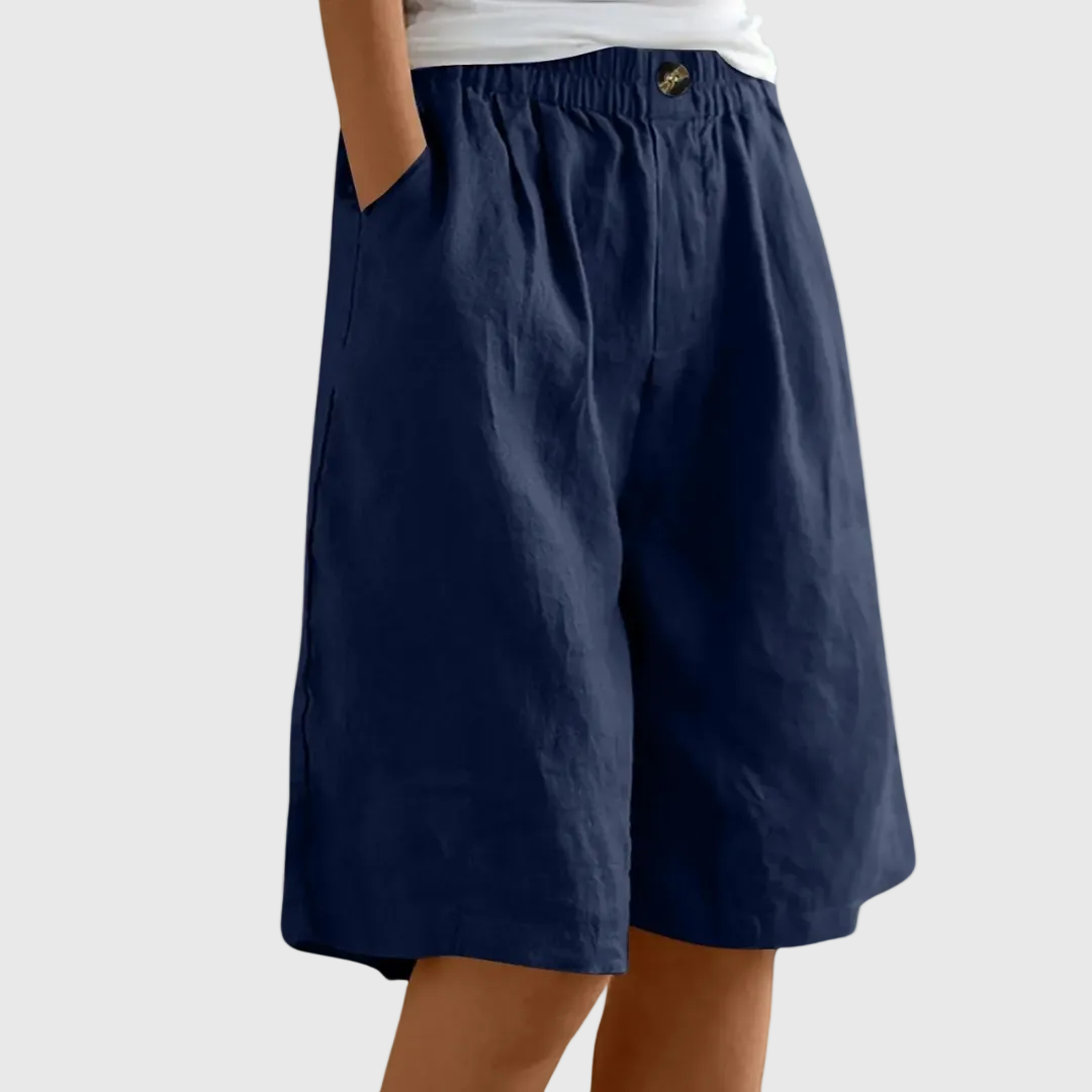Ella™ | Relaxed Elastic Waist Shorts