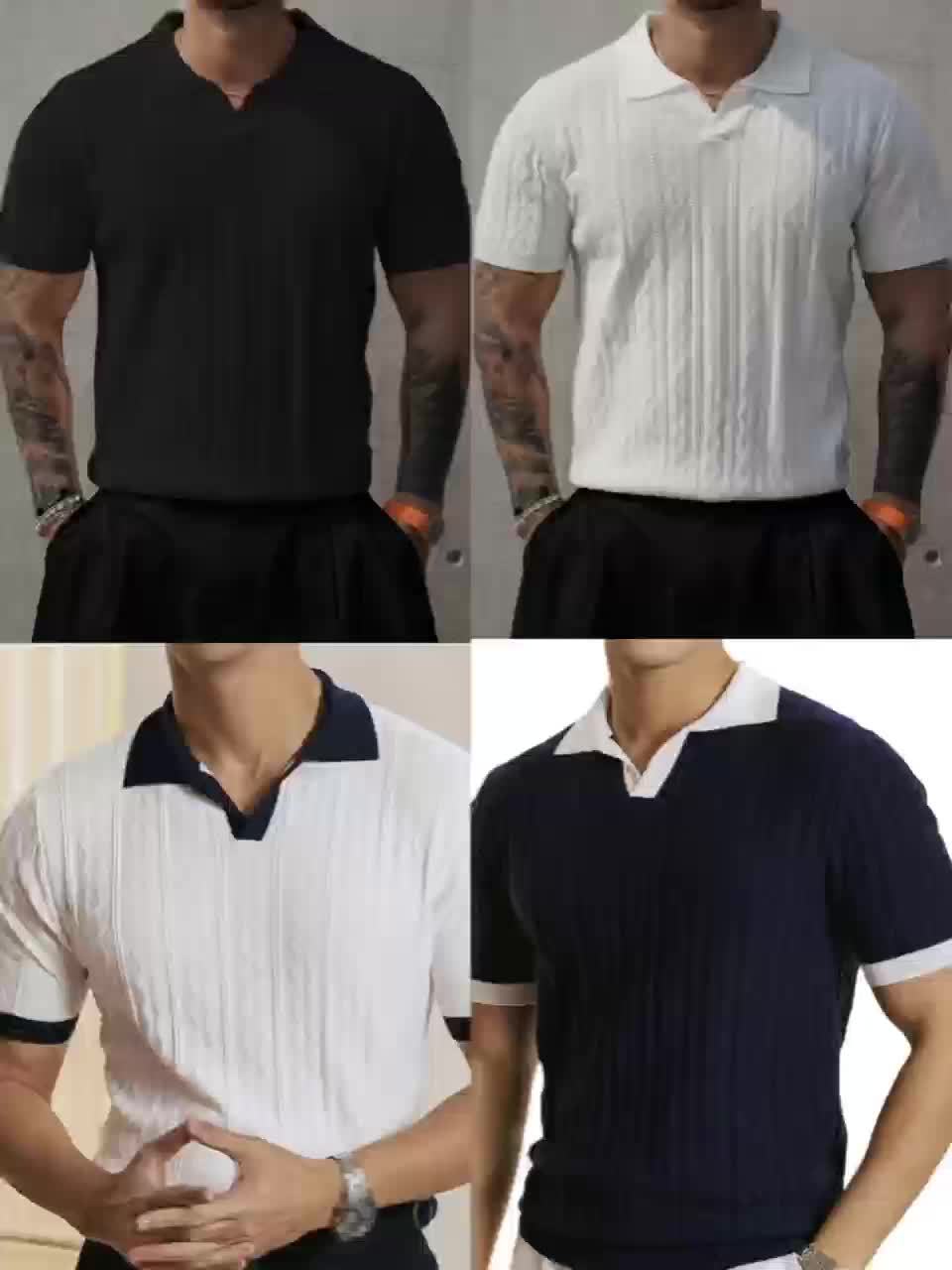 Luca™ | Textured Knit Polo