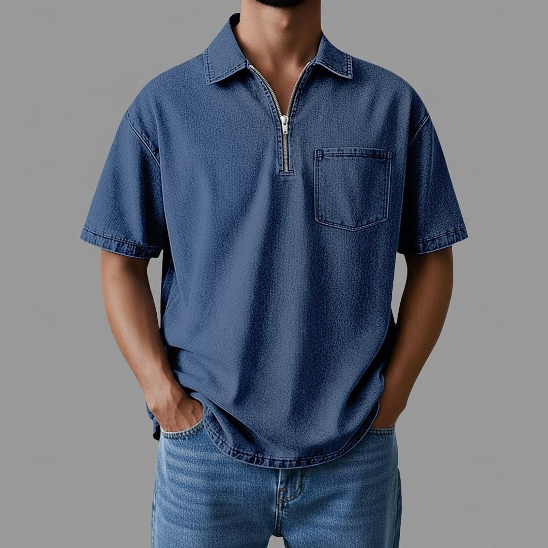 Ingram Denim Zip Shirt