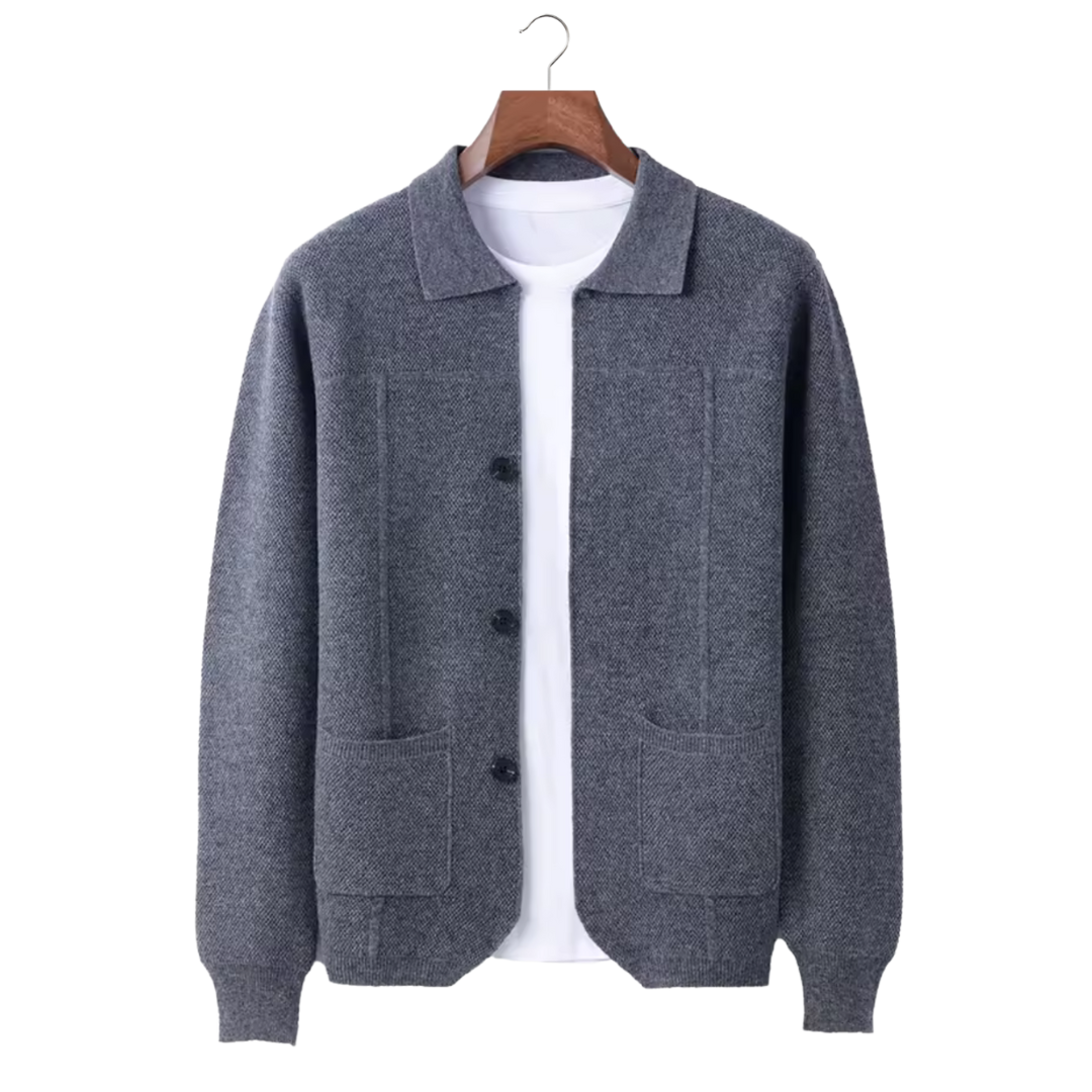Pemberton Merino Button Overshirt