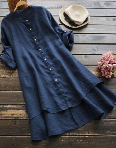 Della Linen Button Shirt