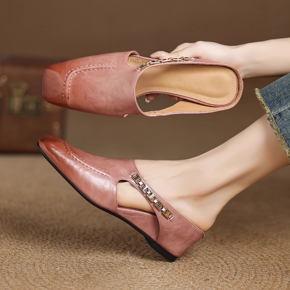 Hattie Leather Mules