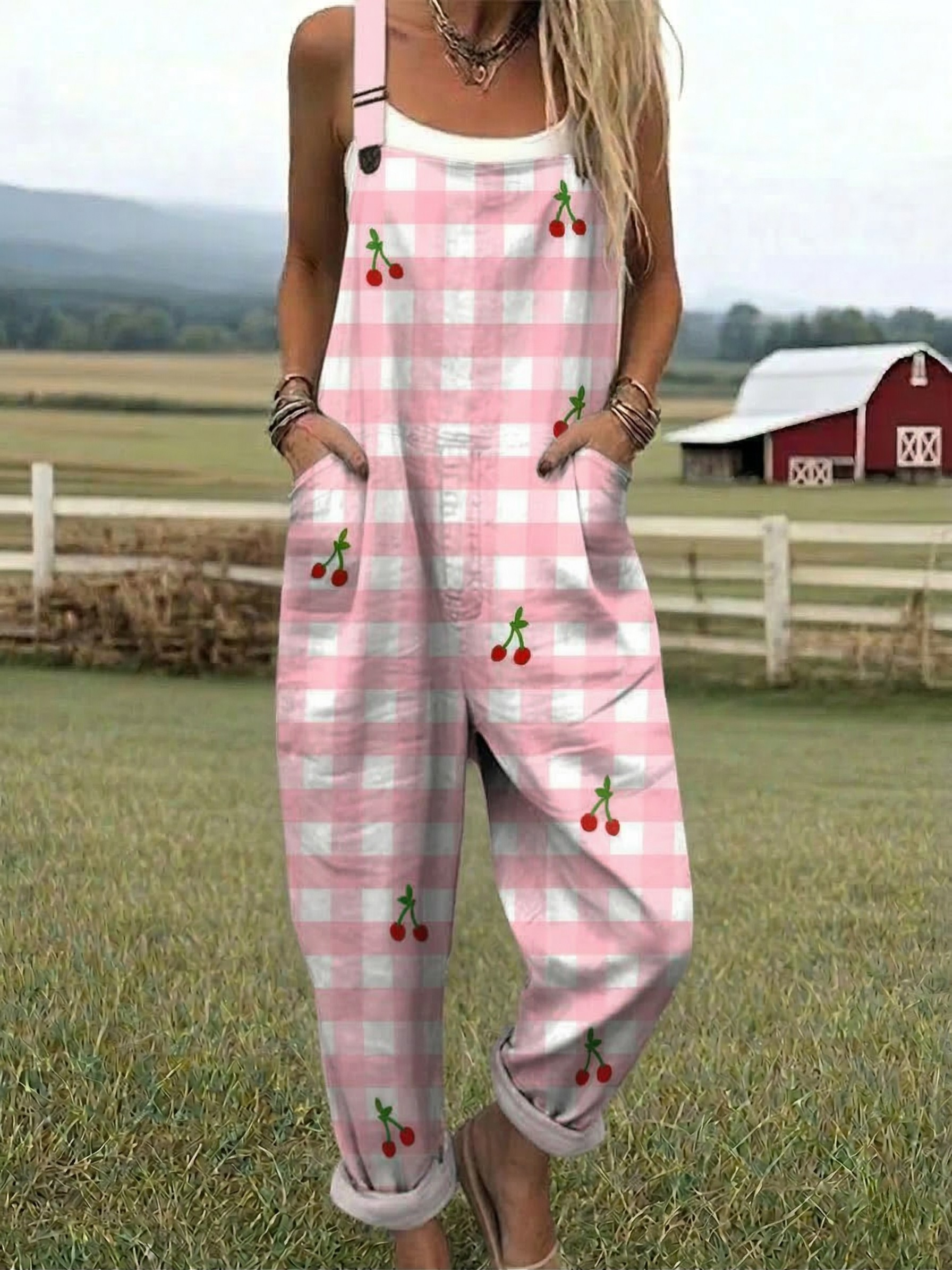 Holloway Gingham Jumpsuit