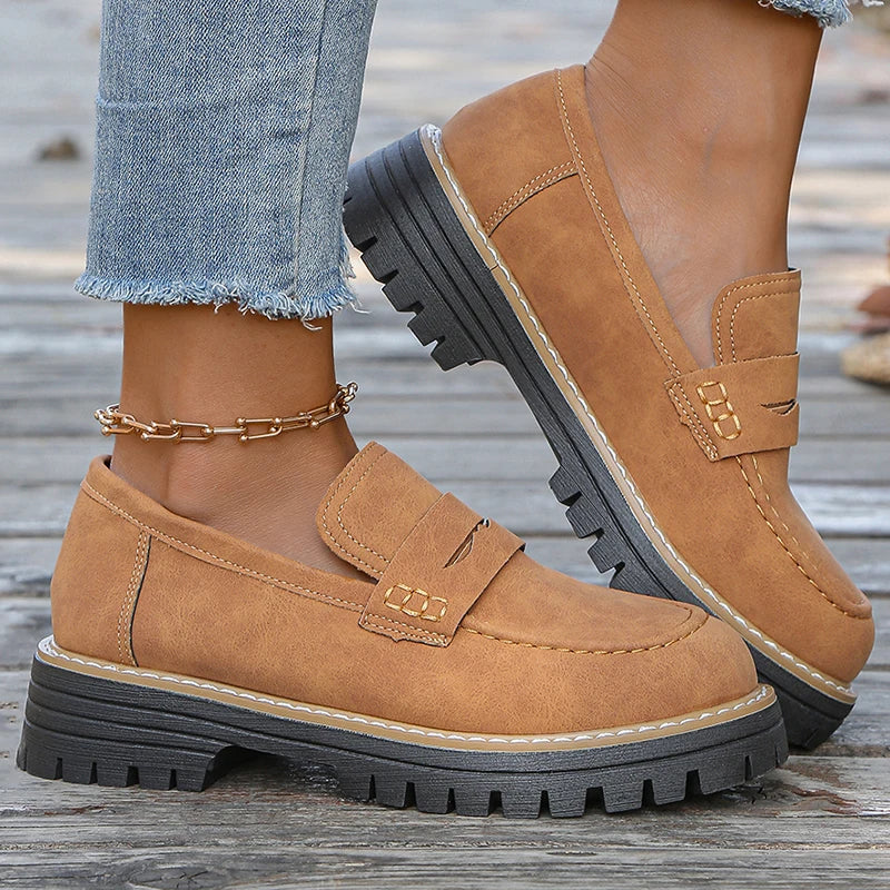 Bromley Suede Platform Loafers