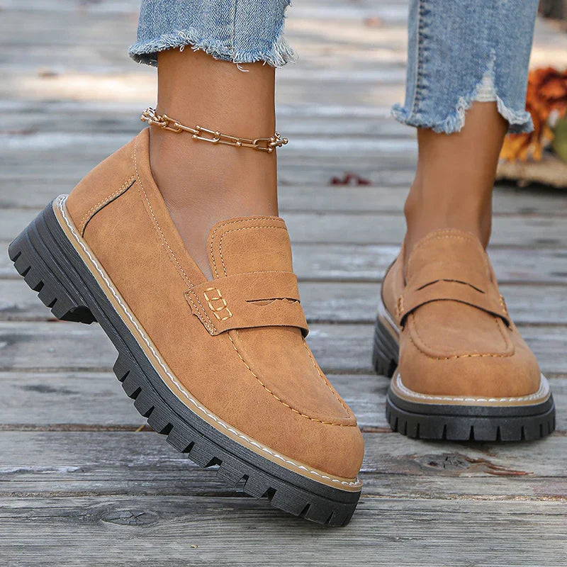 Bromley Suede Platform Loafers