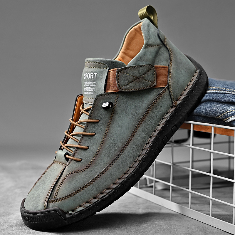 Calder Handcrafted Leather Trainer