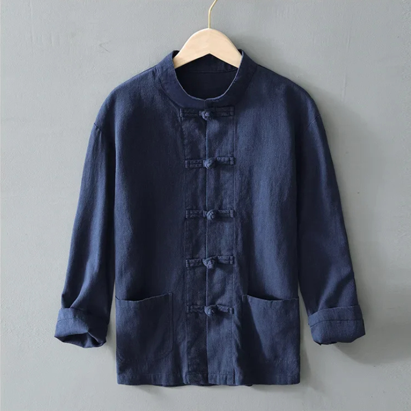 Ellis Mandarin Collar Shirt