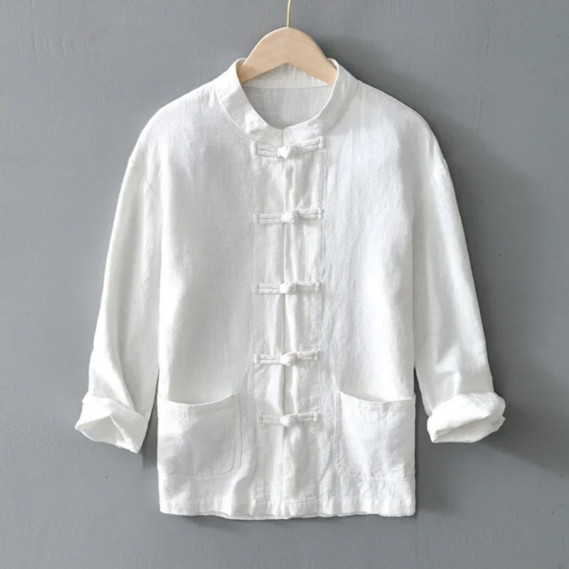 Ellis Mandarin Collar Shirt