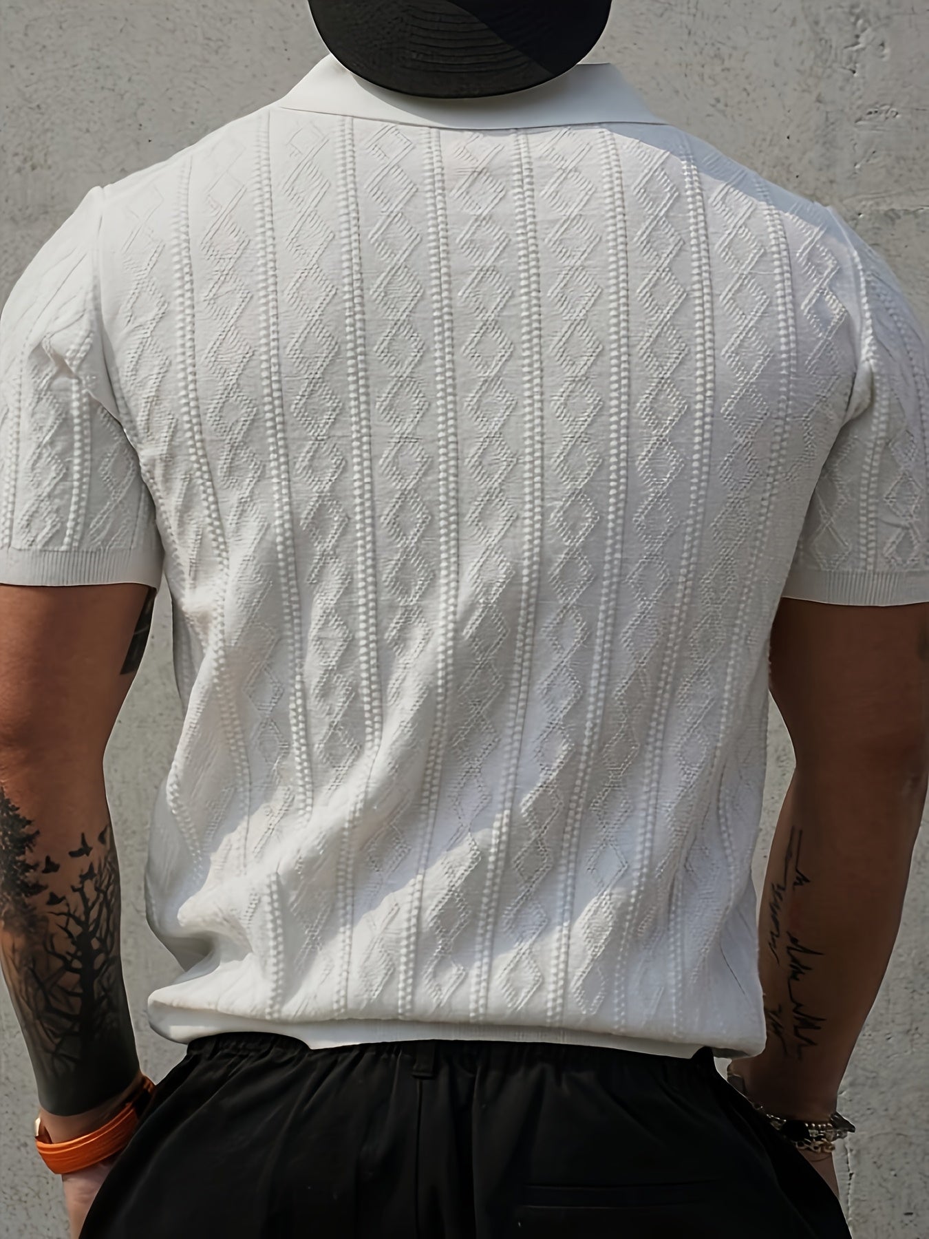 Luca™ | Textured Knit Polo