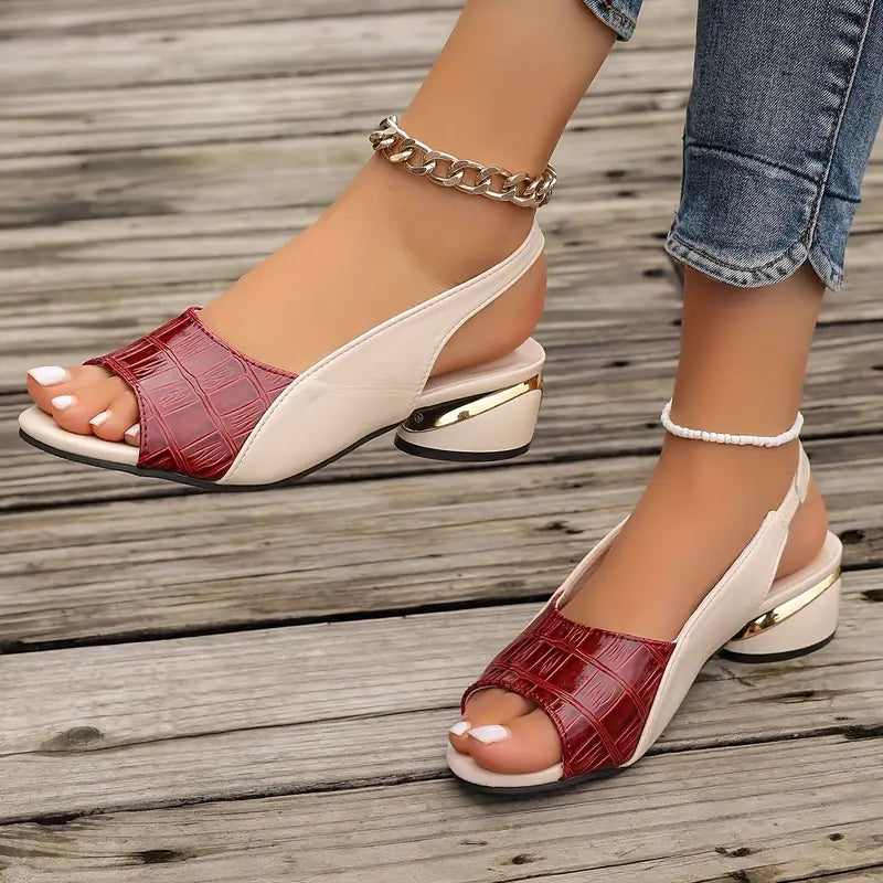 Dalton Cushioned Leather Sandals