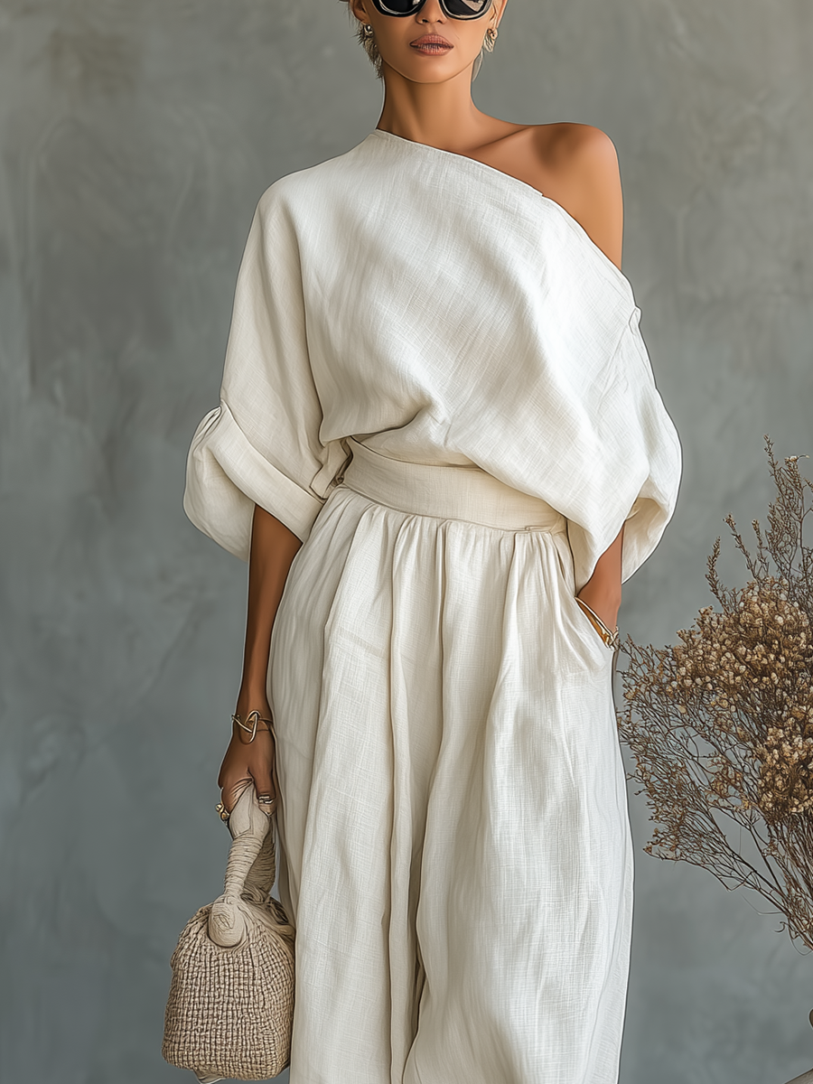 Carver Linen Two-Piece Set