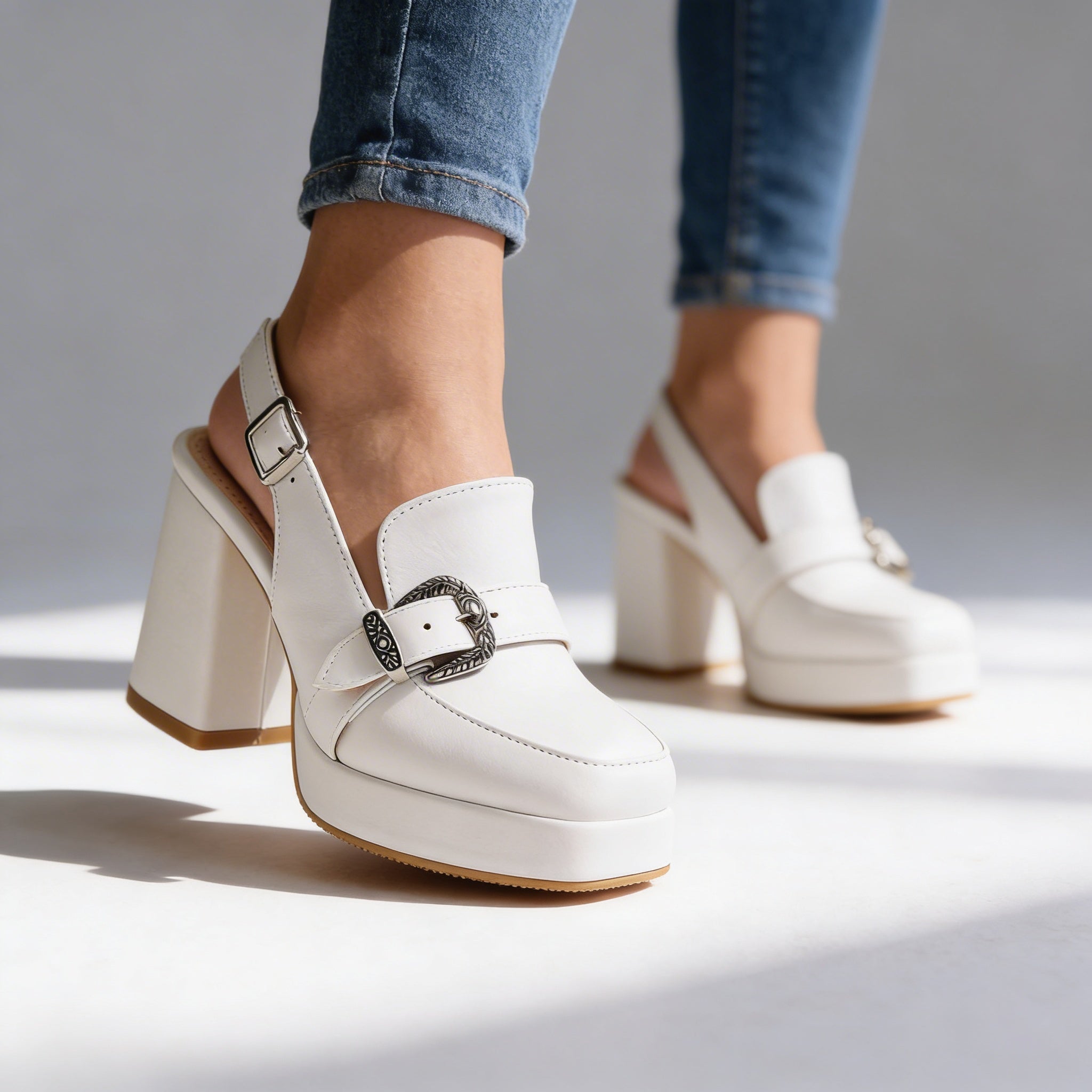 Ridley Slingback Block Heels