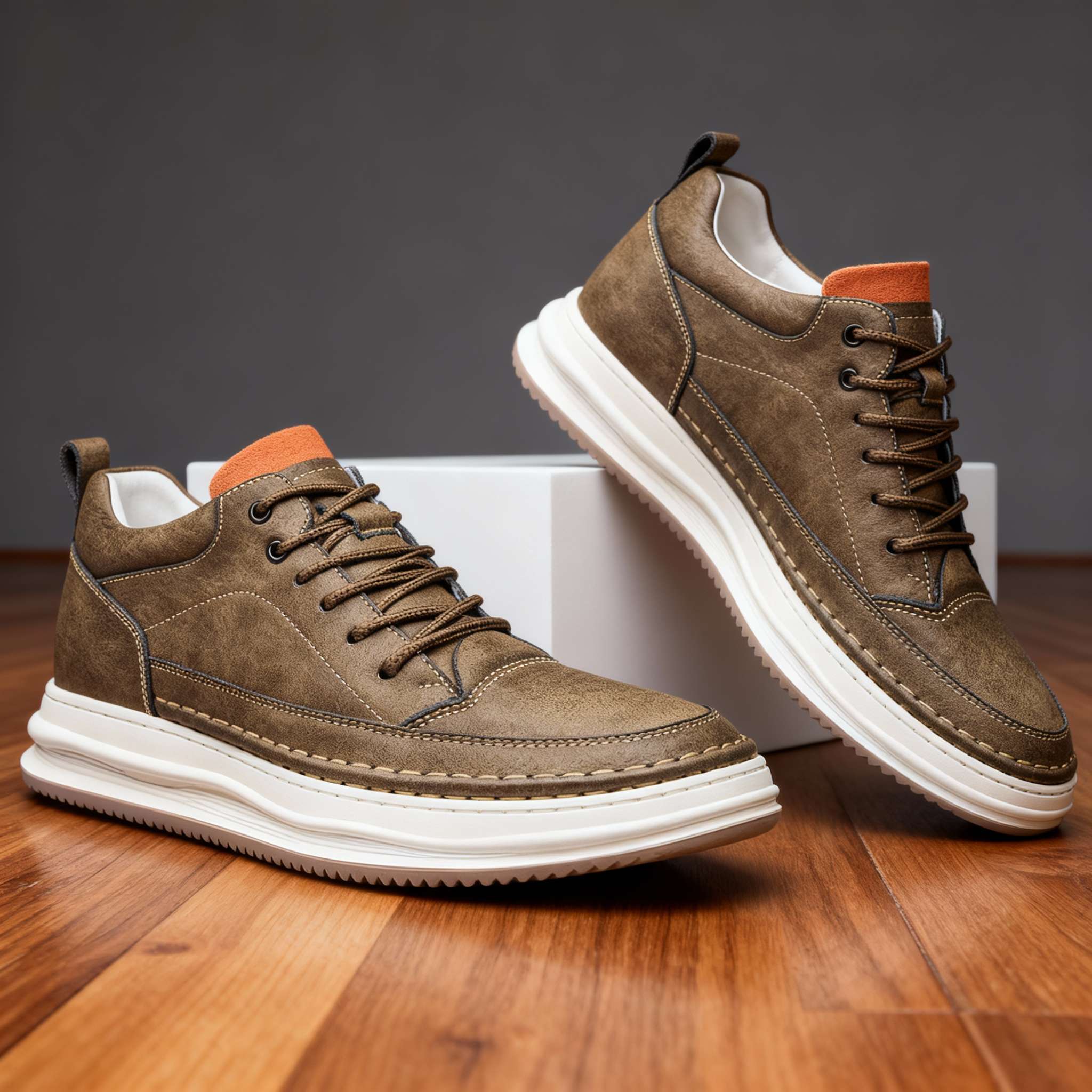 HENRY BLAKE LEATHER SNEAKERS