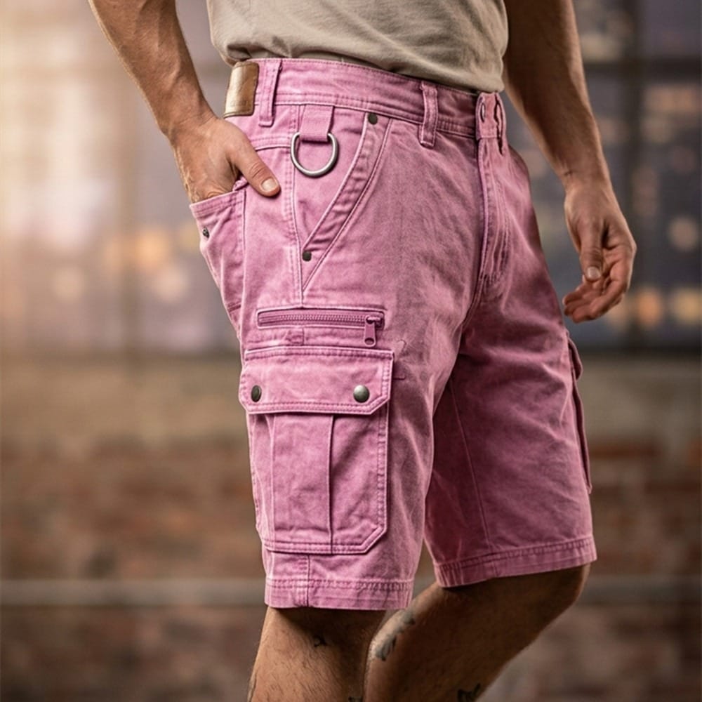 Carter™ | Functional Denim Cargo Shorts
