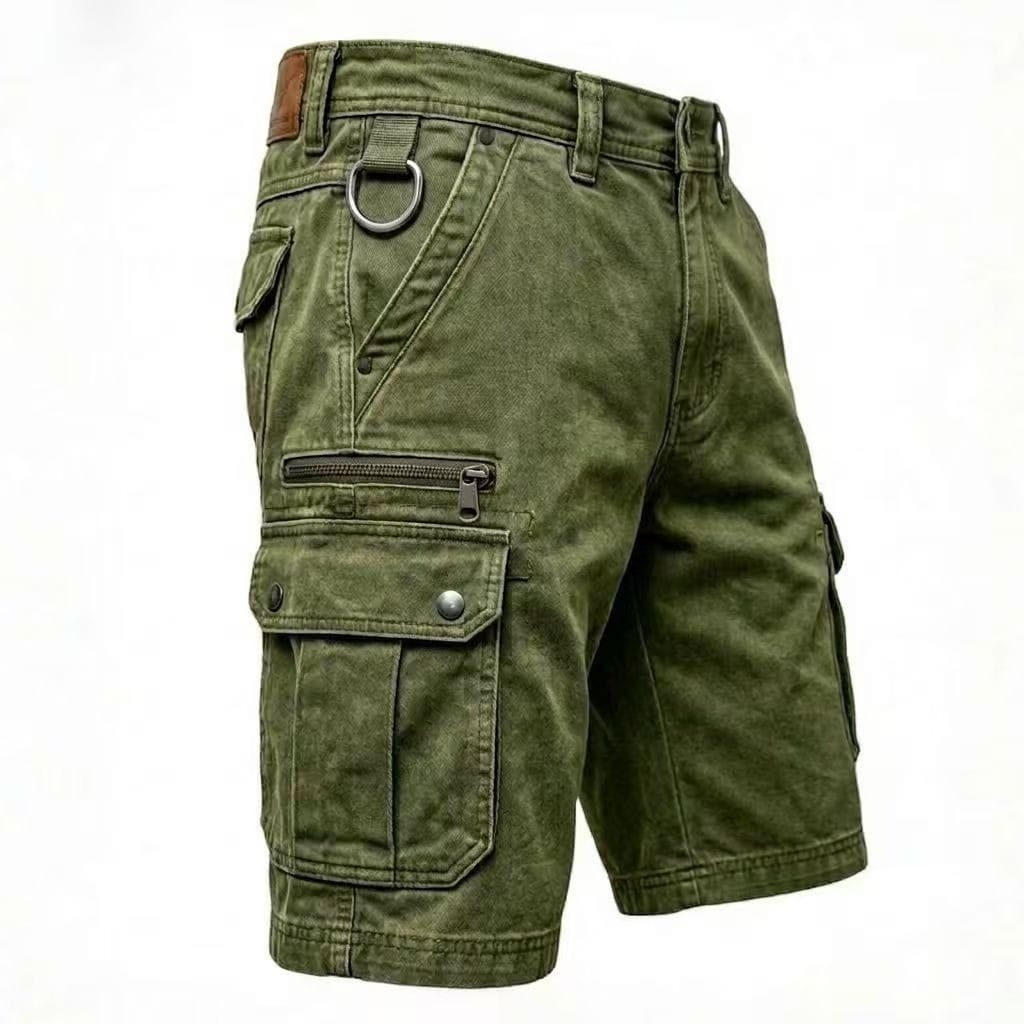 Carter™ | Functional Denim Cargo Shorts