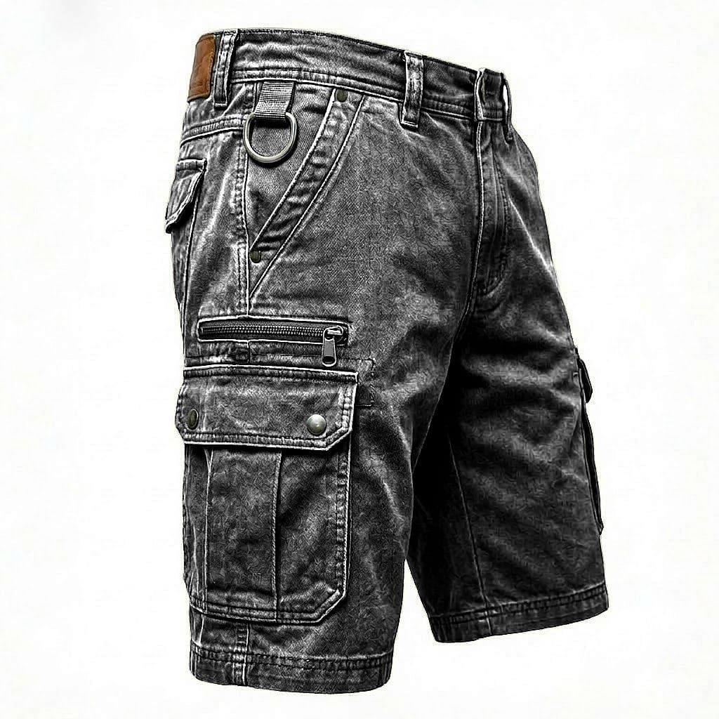Carter™ | Functional Denim Cargo Shorts