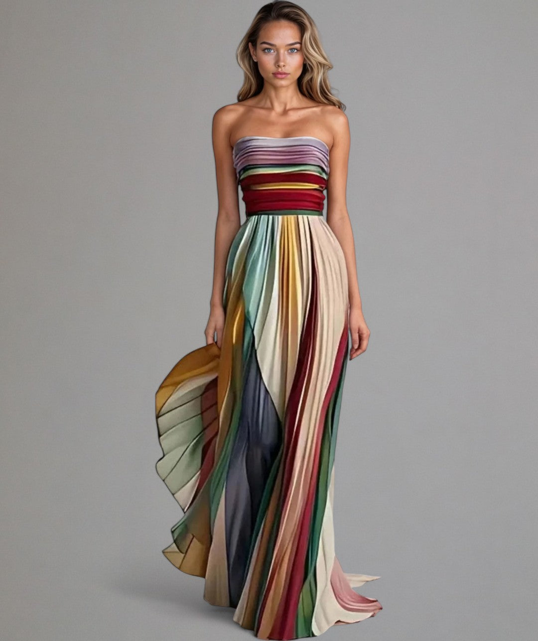 Vivienne A-Line Strapless Dress