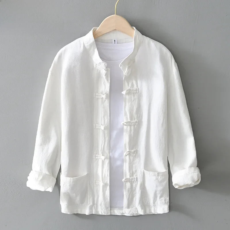 Ellis Mandarin Collar Shirt